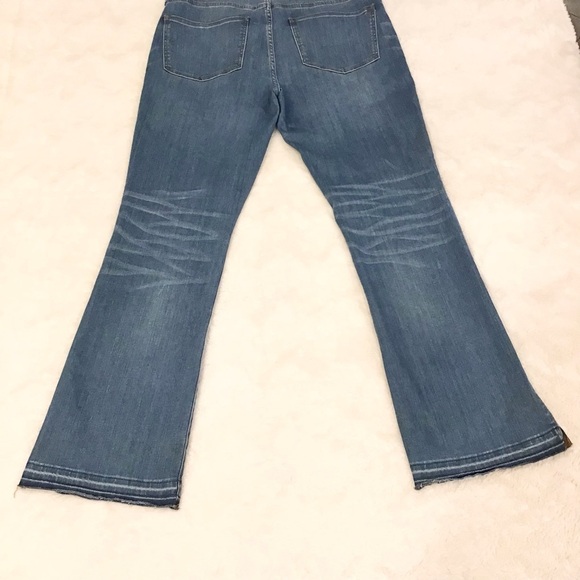 Madewell 32 Cali Demi-Boot Women’s Jeans High Rise Release Raw Hems Side Slits - Picture 7 of 12